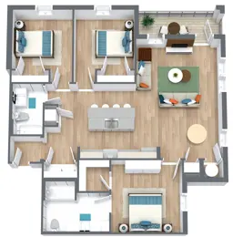 3 Bedroom C1 H&V 3 Bedroom C1 H&V