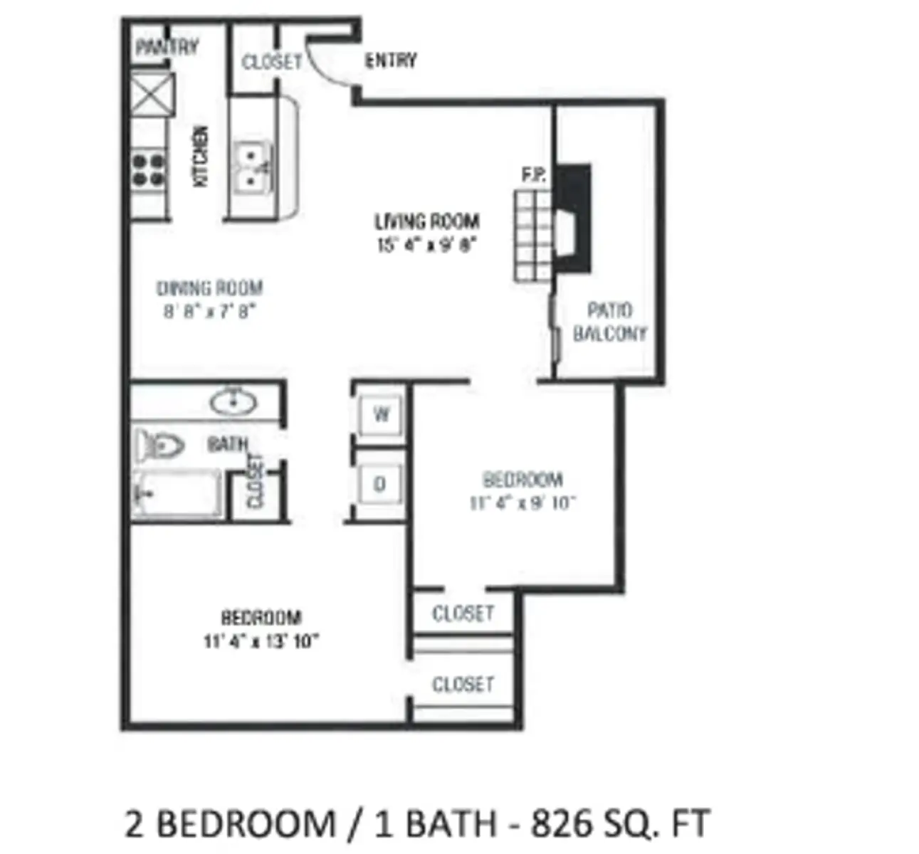 St Croix Apartments - Diagram, Floor Plan, Chart