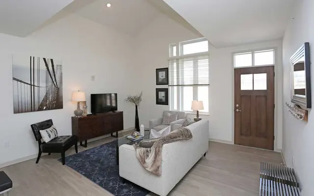 1633 on The Park - Living Room