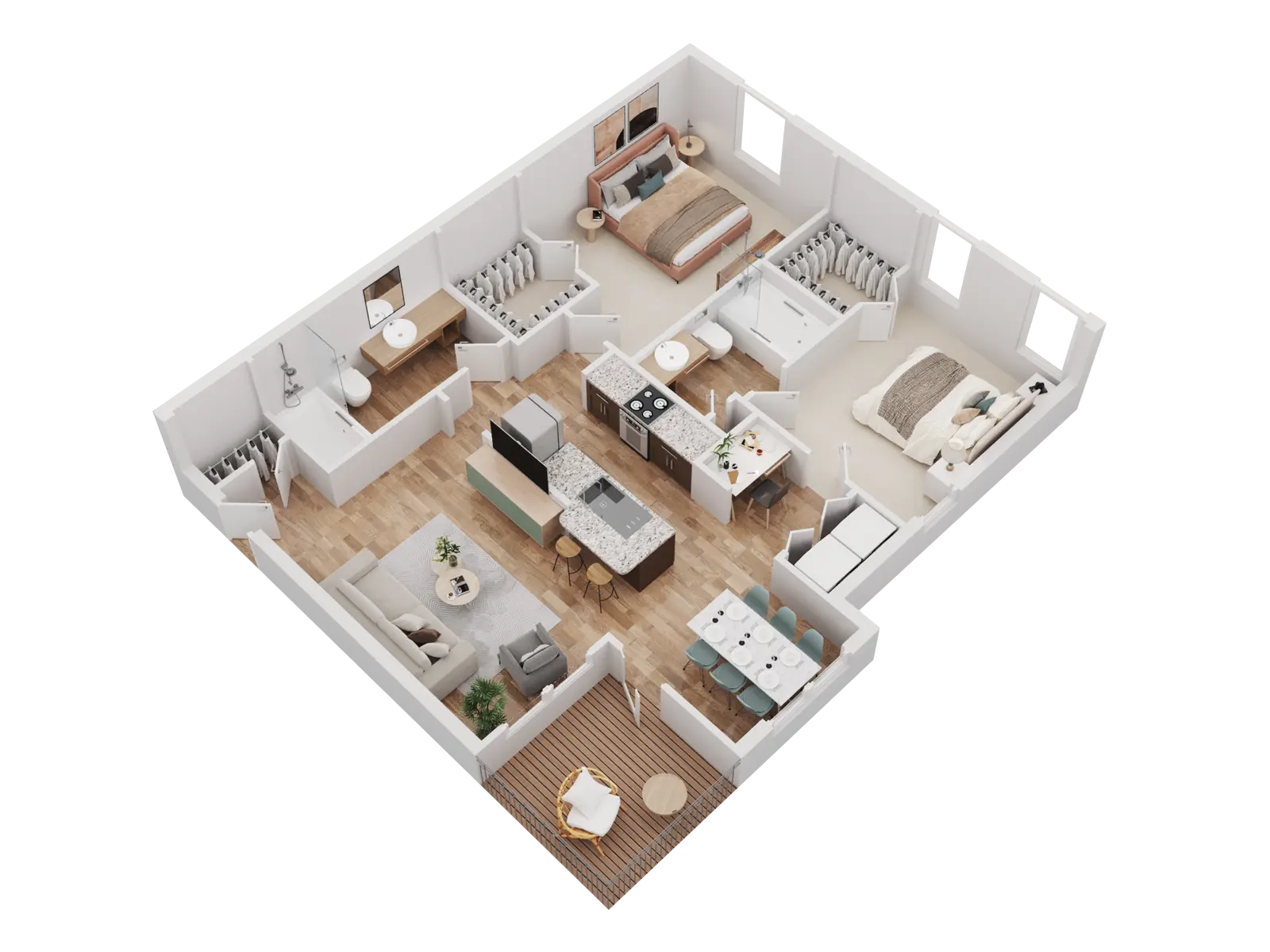 Luxe at Katy - Floor Plan, Diagram