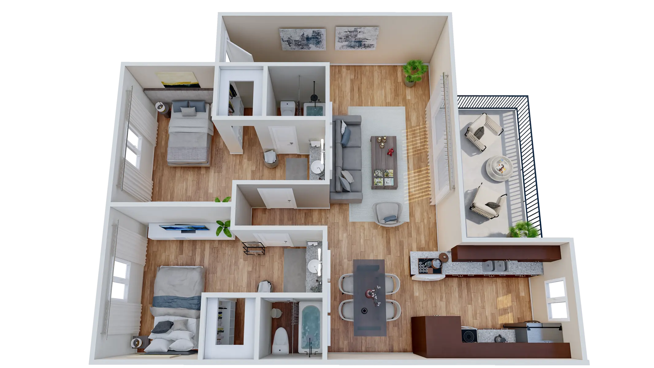 Element Austin Apartments - Indoors, Interior Design, Diagram