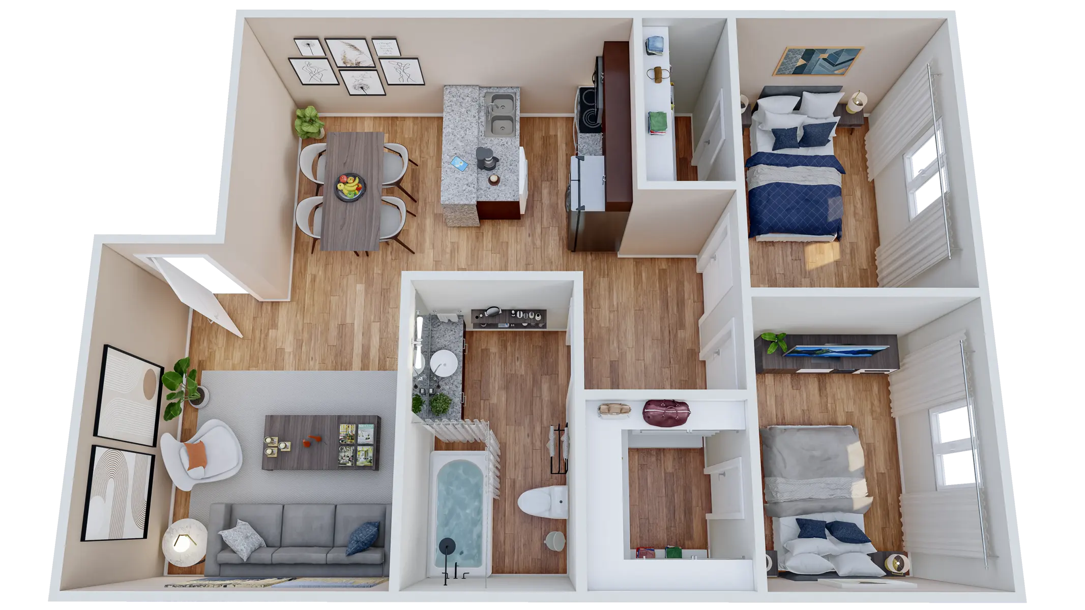 Element Austin Apartments - Indoors, Interior Design, Furniture