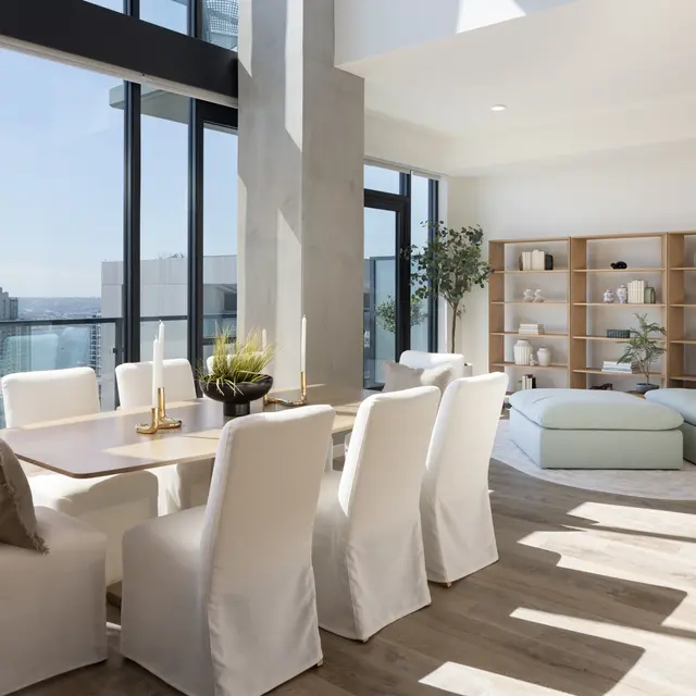 West SD Penthouse - Living Room