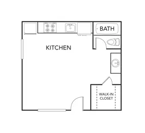 1 Bedroom 1 Bathroom-Studio