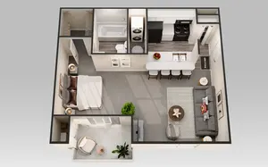 1 Bedroom 1 Bath