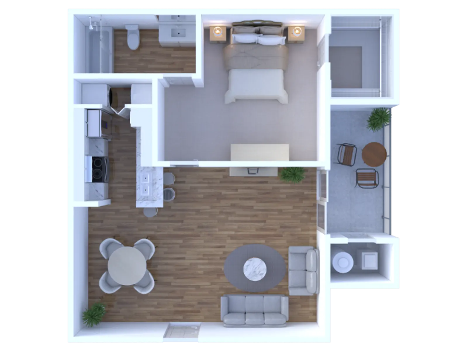 Greyeagle Apartments - Diagram