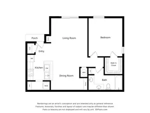 A1 | 1 Bed | 1 Bath