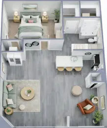 1 Bed 1 Bath