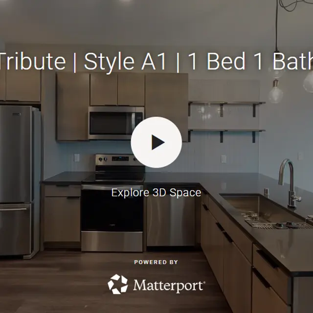 Tribute | Style A1 | 1 Bed 1 Bath