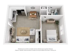 A1 | 1 Bed | 1 Bath
