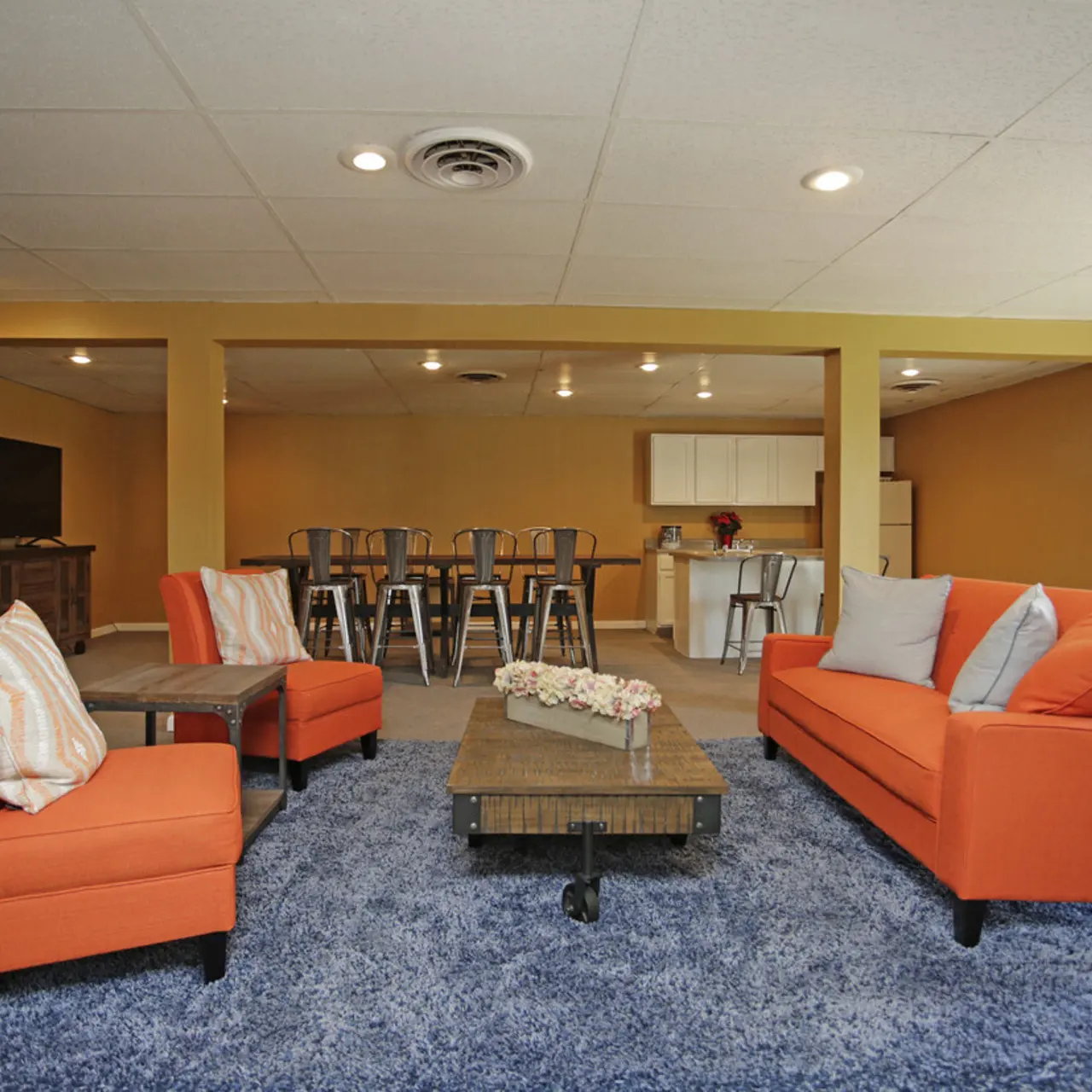 The Hudson - Living Room, Room, Flooring