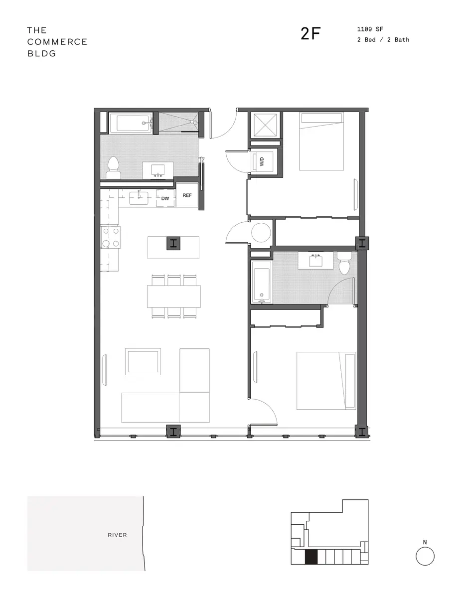 The Commerce Building - Floor Plan, Diagram