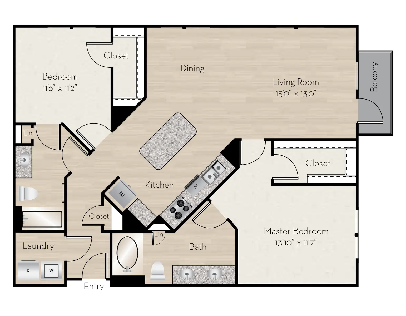 The Monarch - Diagram, Floor Plan, Chart