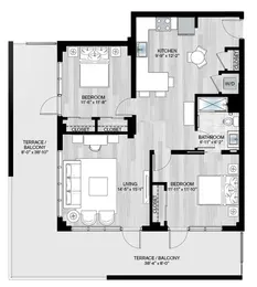 Myrtle | 2 Bed | 1 Bath | Signature