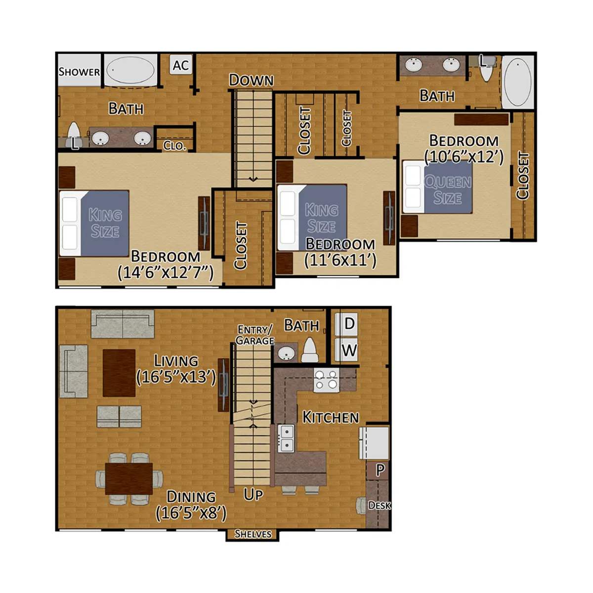 West Lake Park Apartments - Diagram