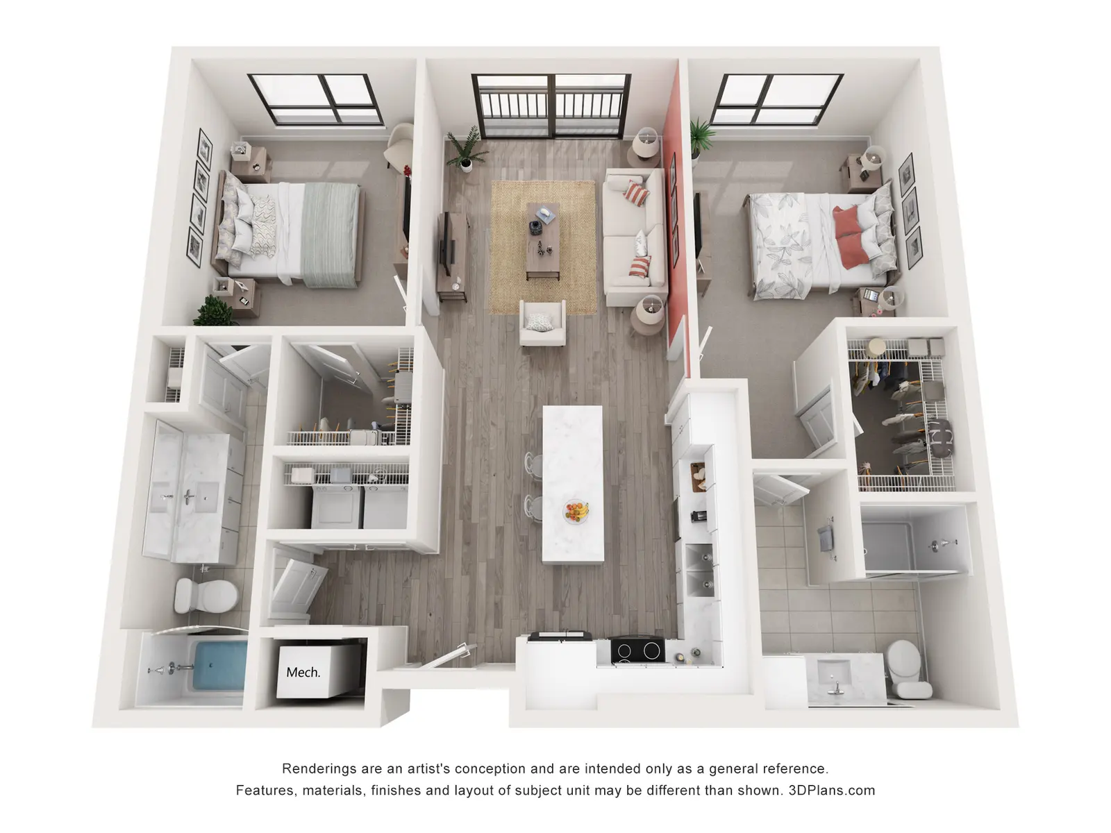 Marina Club Apartment Homes - Indoors, Diagram, Floor Plan