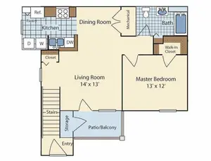 1BR Downstairs
