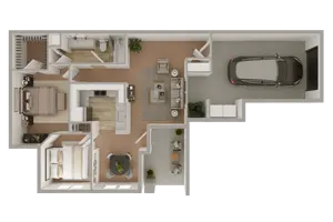 2 Bedroom 1 Bath REEP Reno