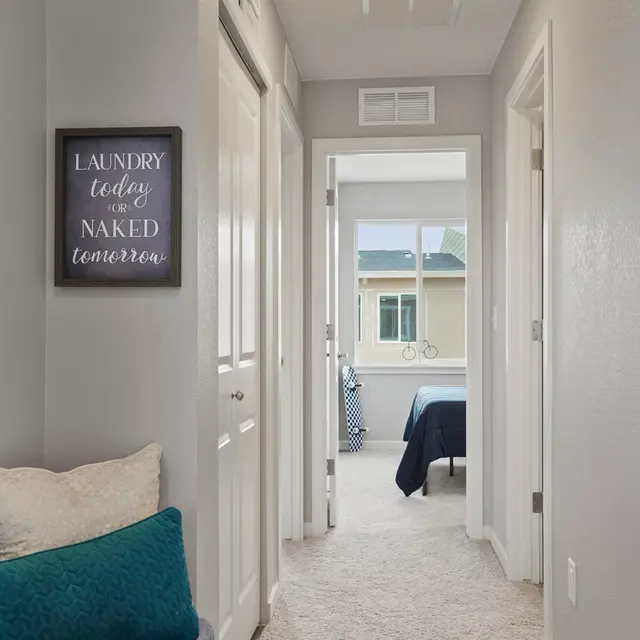 The Rowhomes - Indoors, Blackboard, Hallway