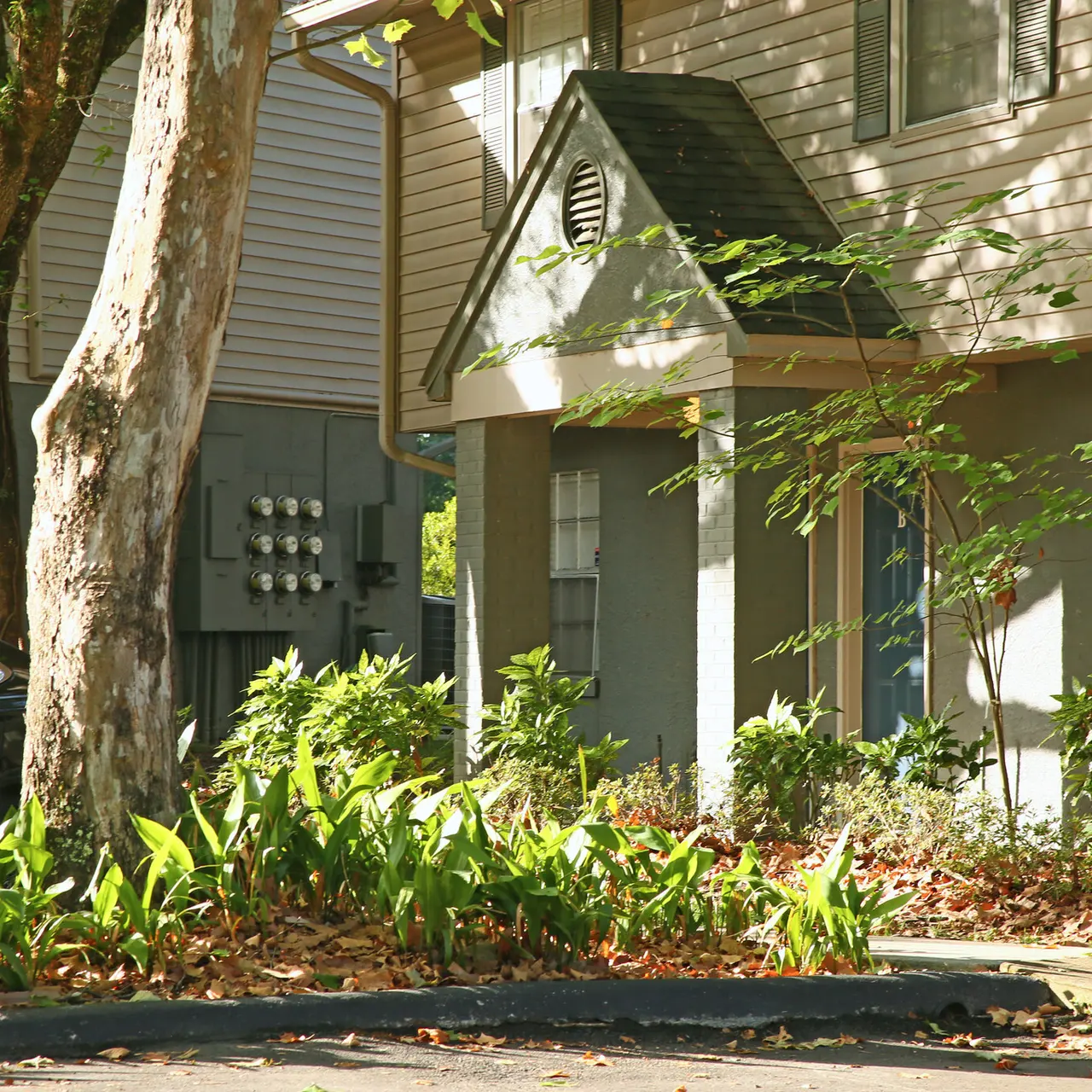 exterior the the townhome