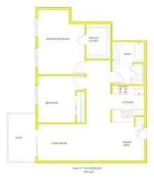 Two Bedroom One Bath - Washer/ Dryer