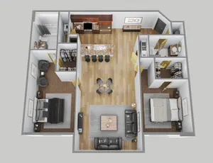 2 Bed/ 2 Bath