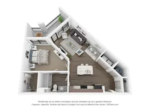 A3 (1 Bedroom)