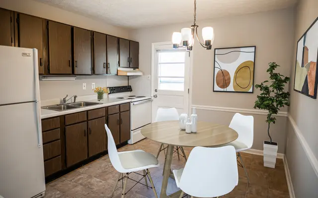 Berkshire Road Apartments - Dining Room, Dining Table, Furniture