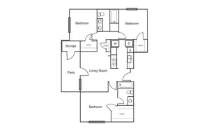 3 Bedroom / 2 Bath