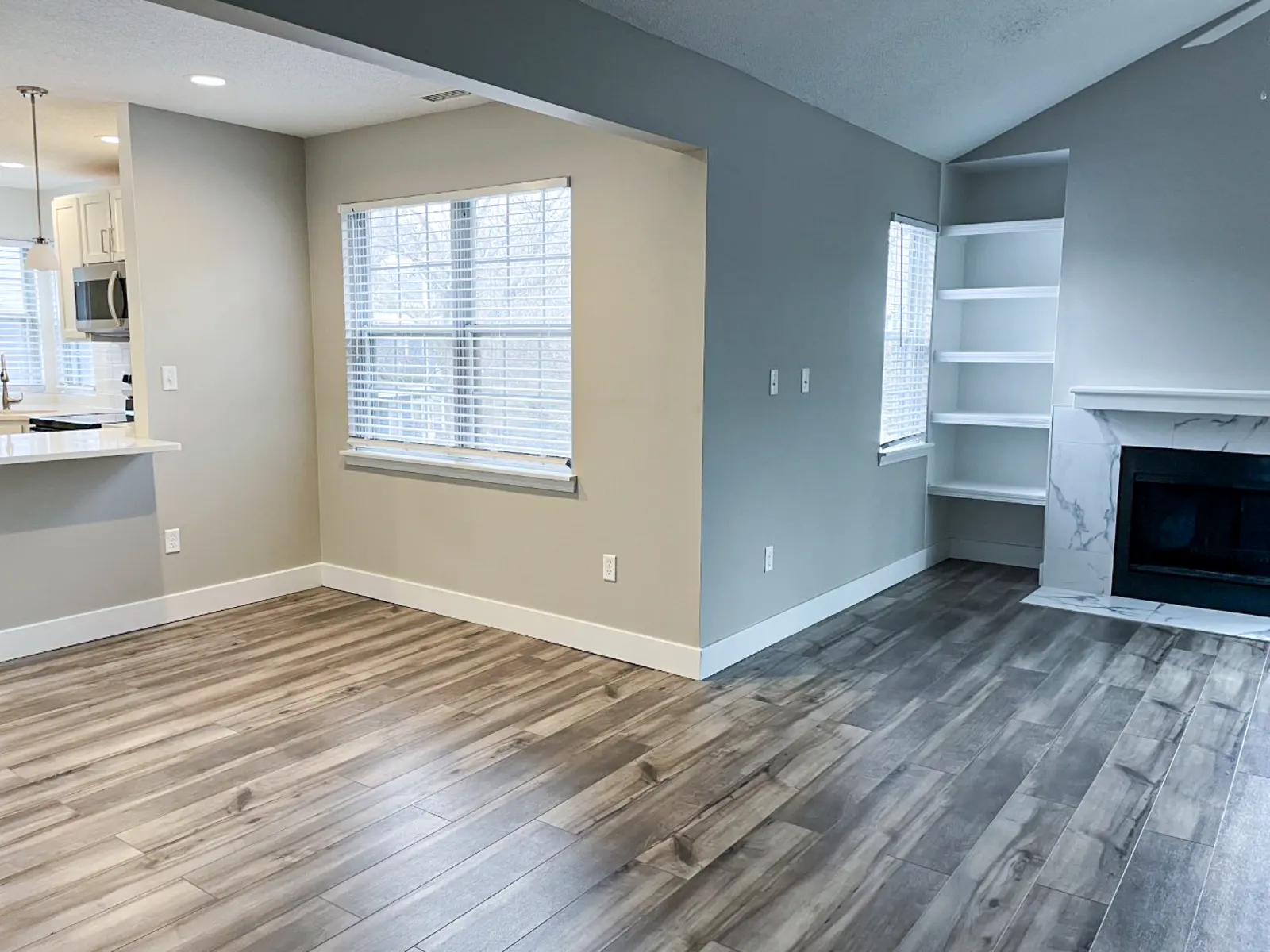 Living + Dining Room Floor, Indoors, Interior Design
