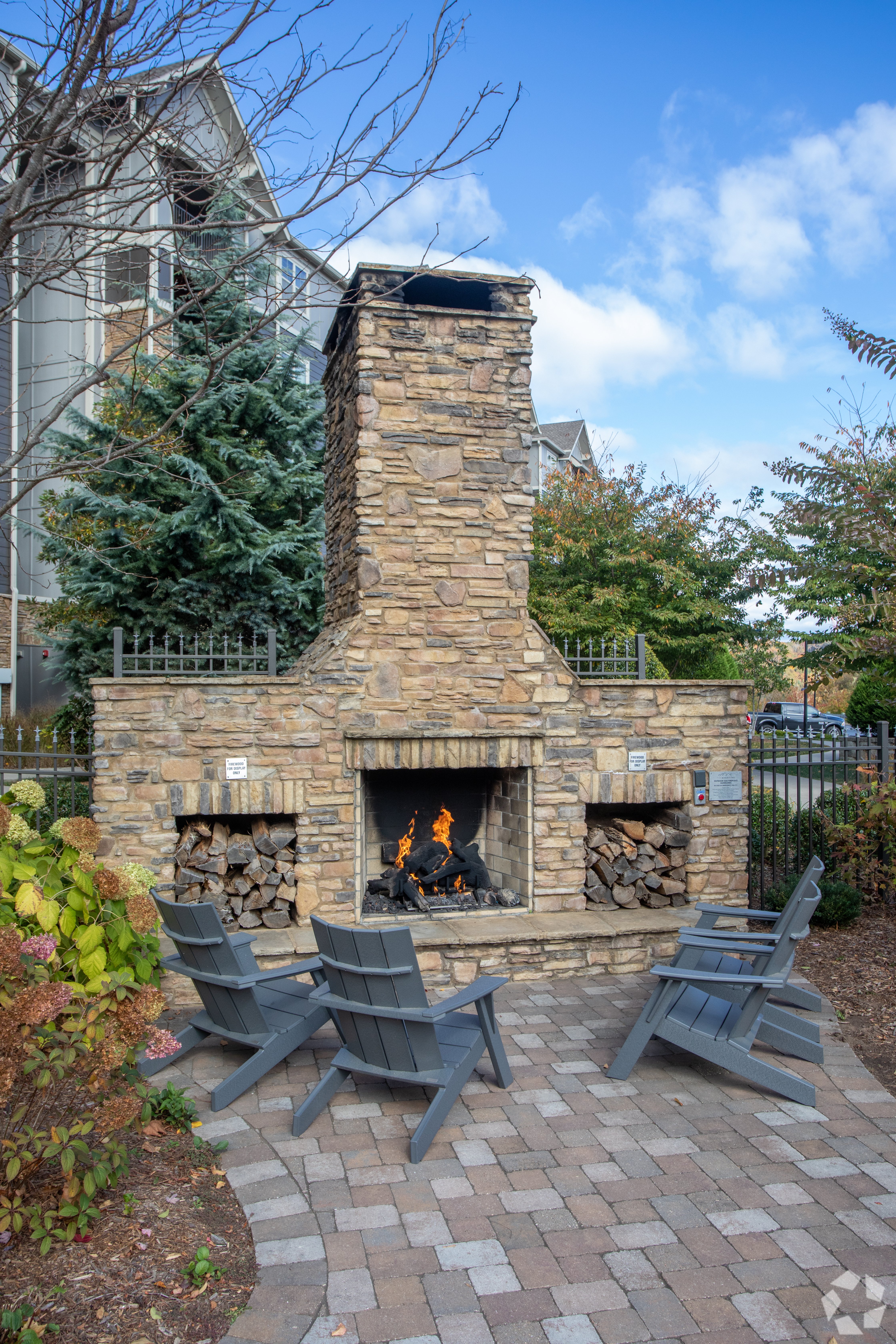 Aventine Asheville Aventine Asheville - Path, Walkway, Fireplace