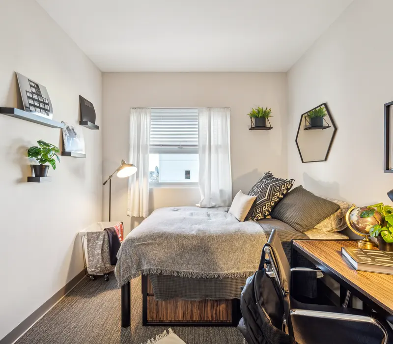 The View at Montgomery The View at Montgomery - Corner, Bed, Bedroom