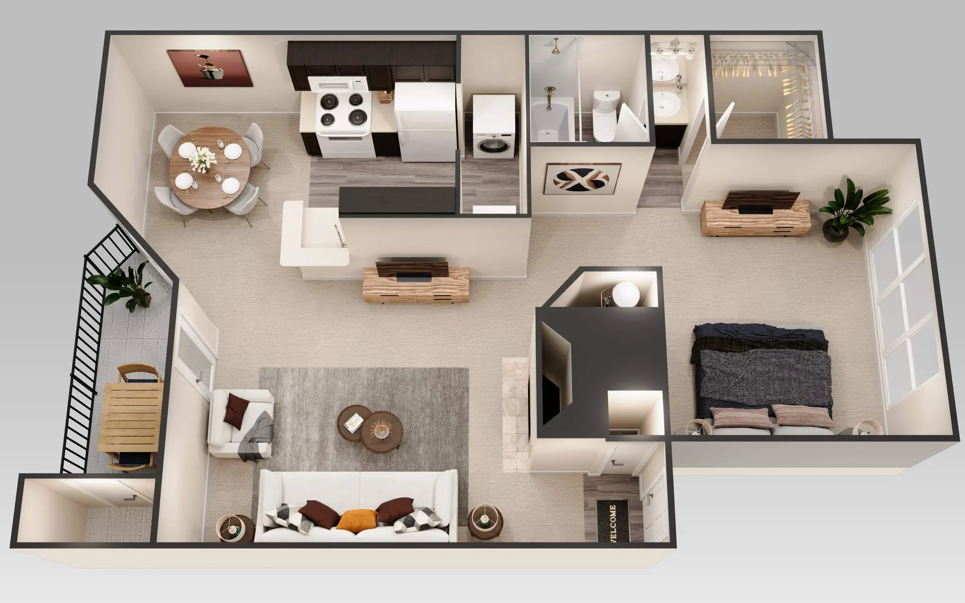 Bahama Glen Apartments - Furniture, Indoors, Living Room