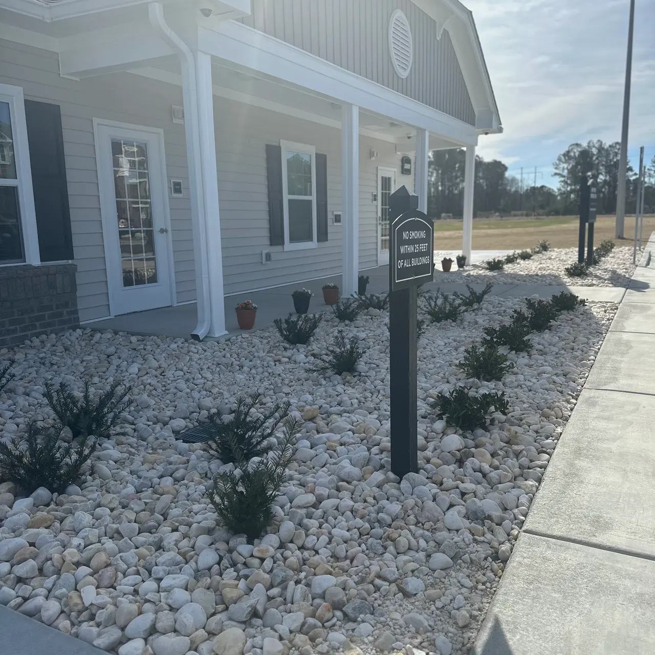 Crestfield Point - Pebble, Road, Plant