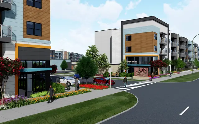 Lions Garden - Neighborhood, City, Street