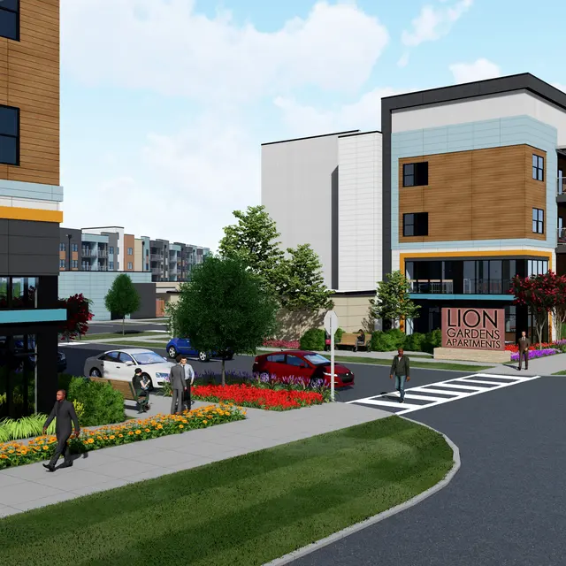 Lions Garden - Neighborhood, City, Street