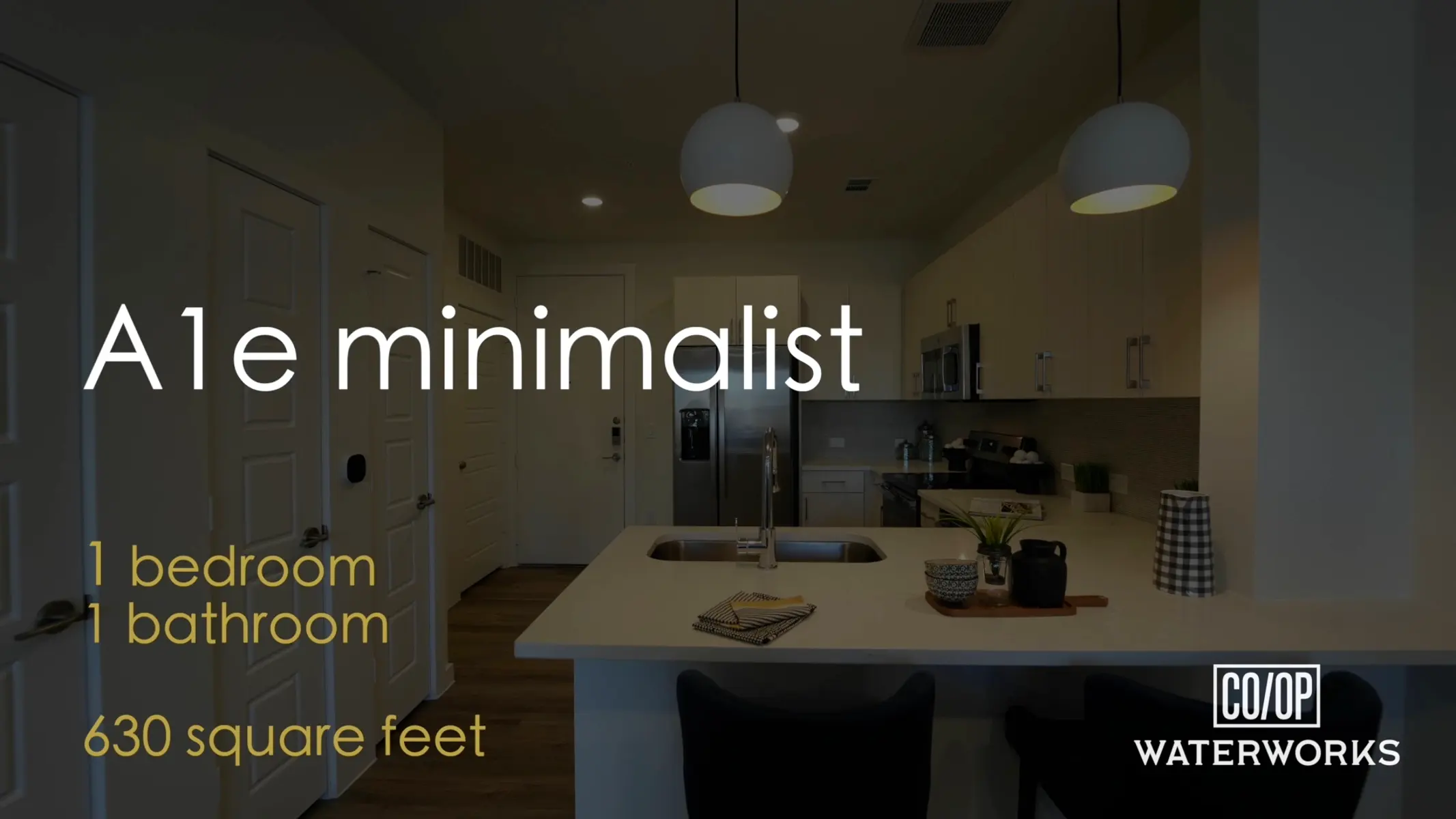 A1e Minimalist - 630 SF - Unit 213 (MODEL).mov A1e Minimalist - 630 SF - Unit 213 (MODEL).mov