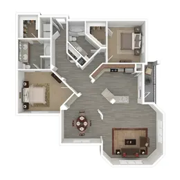 B6 - Standard 2 Bed, 2 Bath