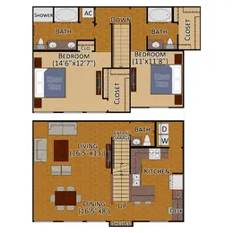 Queenston II (Townhome with Attached Garage)