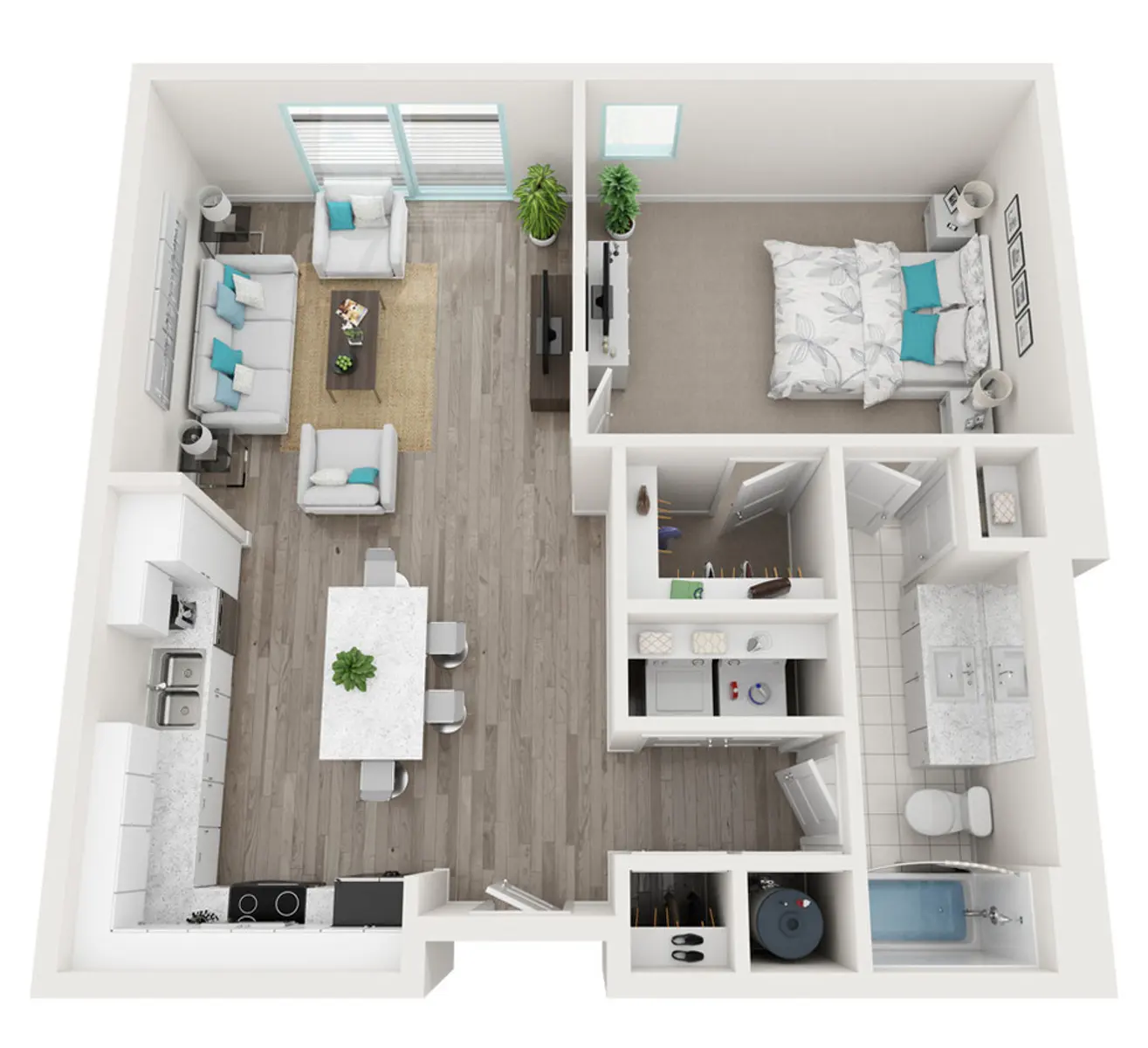 Marina Walk - Diagram, Floor Plan