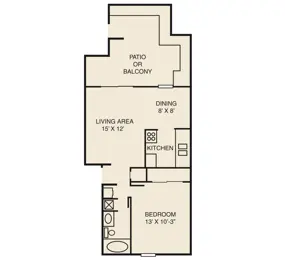 1 Bed/1 Bath Dn (C) 1 Bed/1 Bath Dn (C)