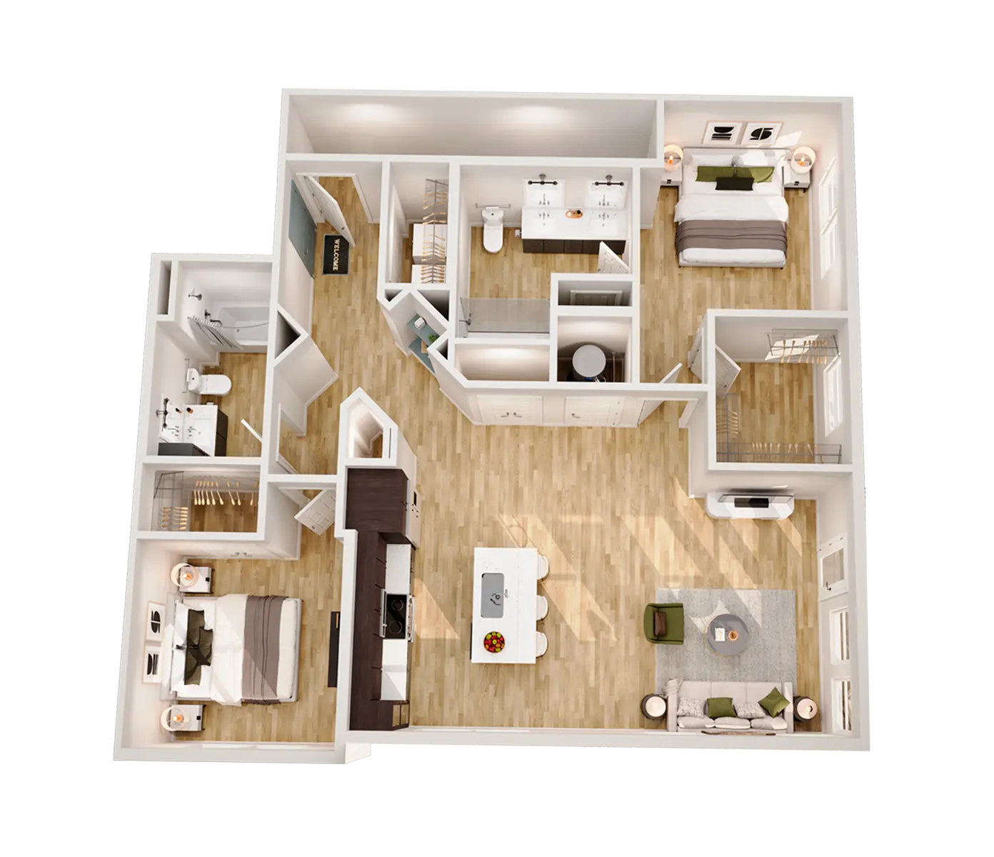 Optima Mallard Creek - Diagram, Floor Plan