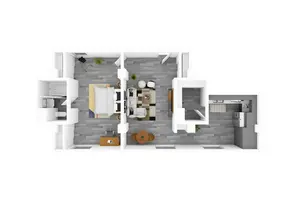 1 Bedroom, 1 Bathroom