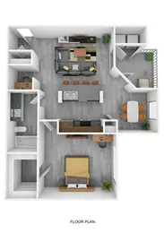 1 Bed | 1 Bath | 734 SQFT