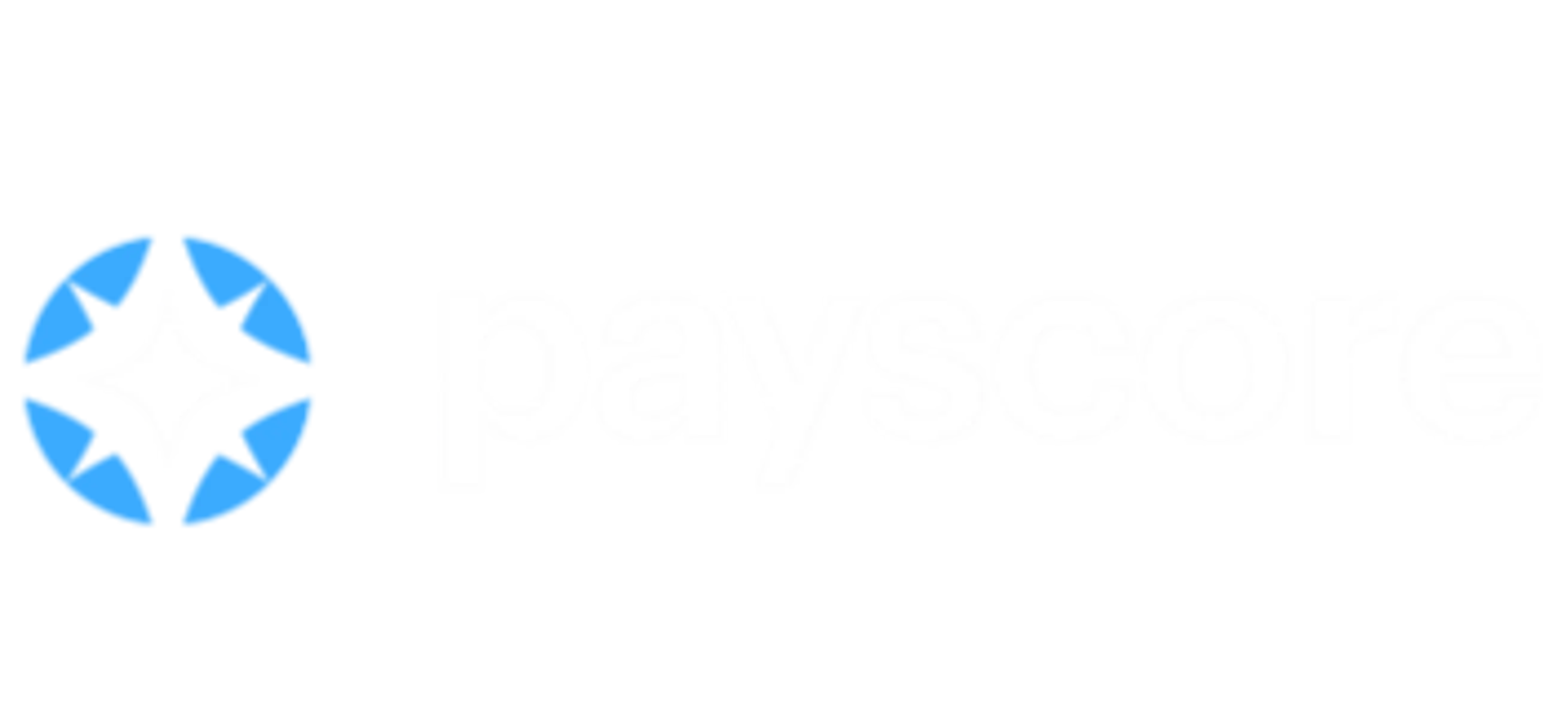 Payscore logo featuring a stylized blue star symbol next to the word 'payscore' in white font.
