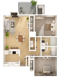 C2 2 BED 2 BATH PREMIER