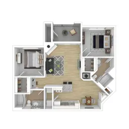 2 Bedroom 2 Bathroom