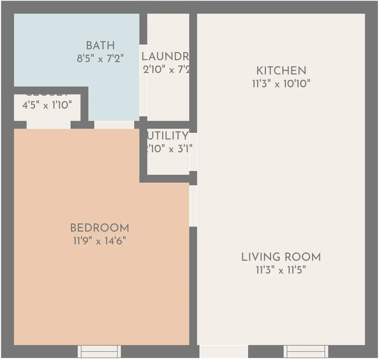 Promise Landing Apartments - Floor Plan, Diagram
