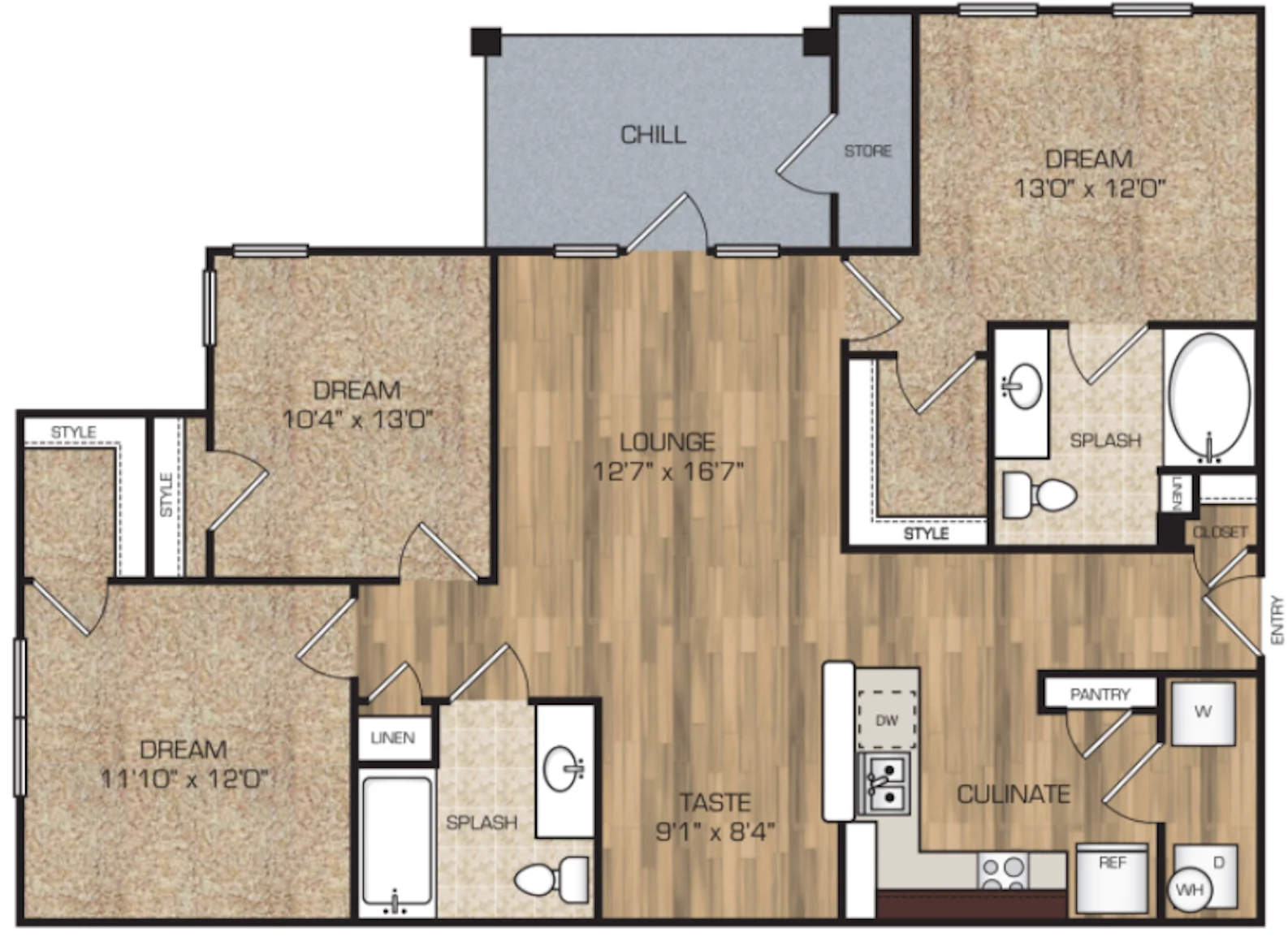 Encore Landing - Diagram