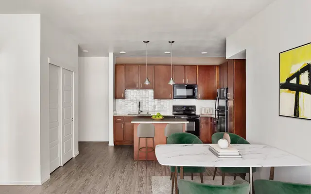 dining area and kitchen area at apartments in Kapolei, HI